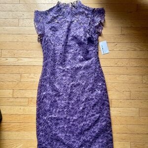 Brand New Beautiful Enfocus Studio Lavender Lace Dress